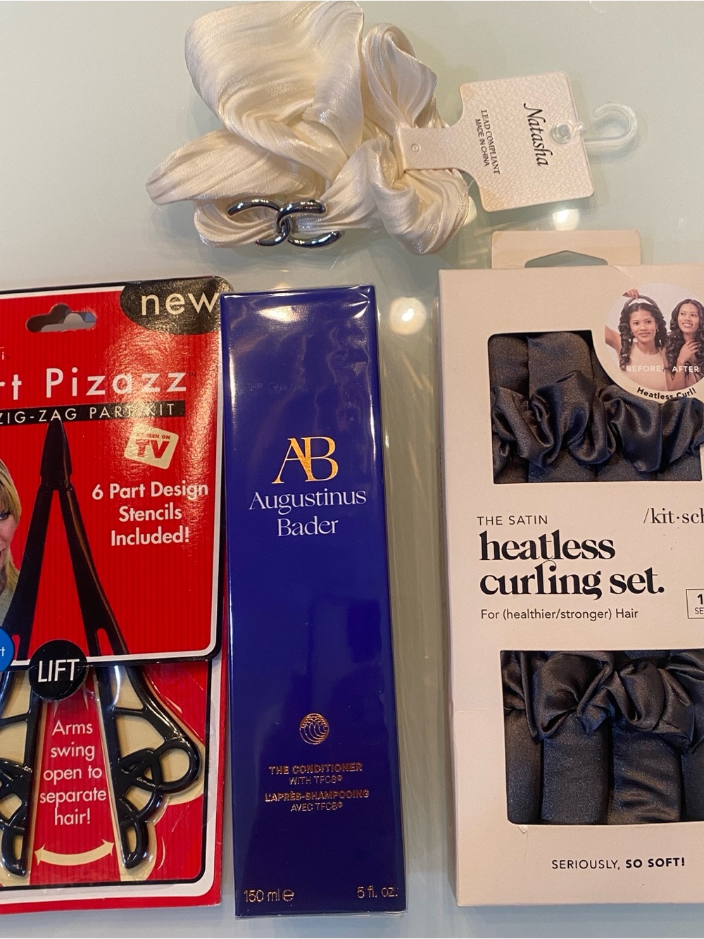 Luxury Haircare & Styling Bundle - Augustinus Bader Conditioner, Kitsch & Access